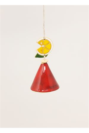 Campanella rossa con fettina di limone Capri Bell | 20125080ROSSO
